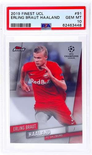 Erling Haaland 2019 Panini Finest