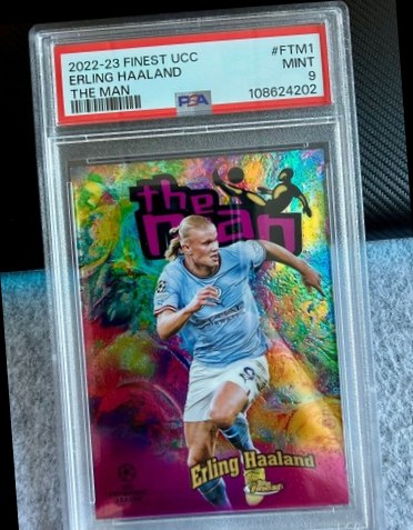 Erling Haaland 2022 Topps Finest