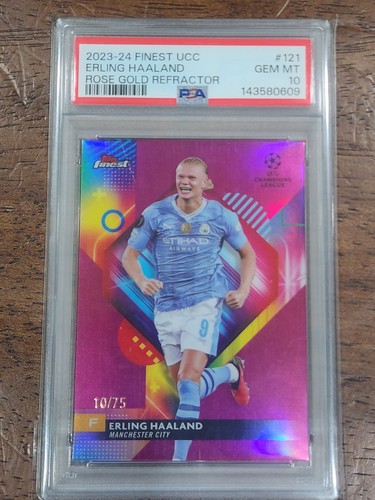 Erling Haaland 2023 Topps Finest /75