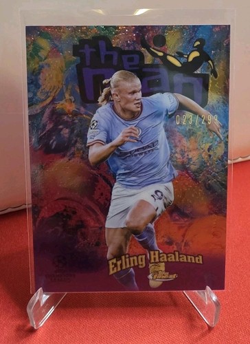 Erling Haaland 2023 Topps Finest Chrome Viola /299