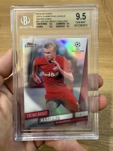 Erling Haaland 2019 Topps Finest Colour Blast