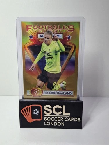 Erling Haaland 2022 Topps Finest Gold /50