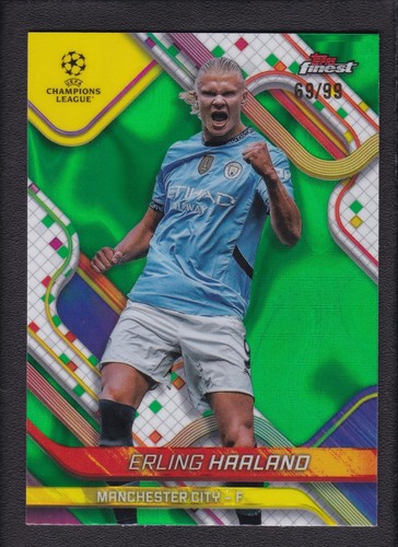 Erling Haaland 2025 Topps Finest Lava 69/99
