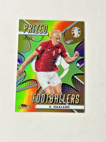 Erling Haaland 2023 Topps Finest Oro /50