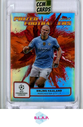 Erling Haaland 2025 Topps Finest PFF-22