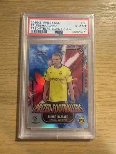 Erling Haaland 2020 Panini Finest Red Fusion /45
