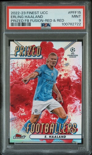 Erling Haaland 2022 Topps Finest Red/Red /5