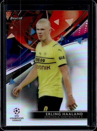 Erling Haaland 2021 Topps Finest Refractor #10