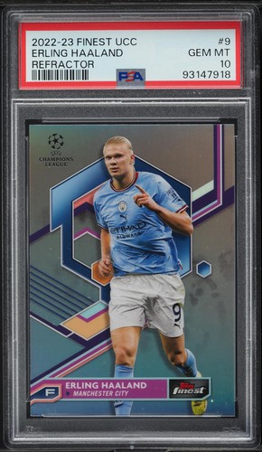 Erling Haaland 2022 Panini Finest Refractor
