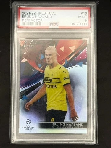 Erling Haaland 2021 Topps Finest Refractor
