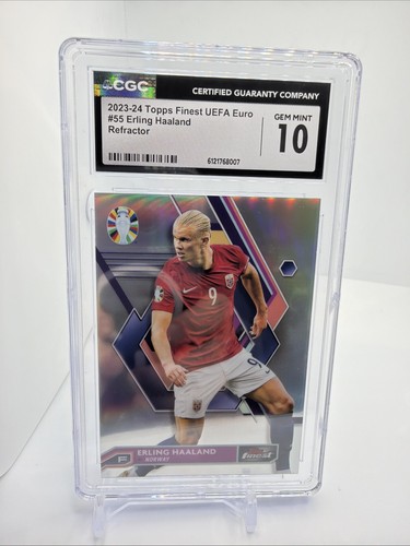 Erling Haaland 2023 Topps Finest Refractor