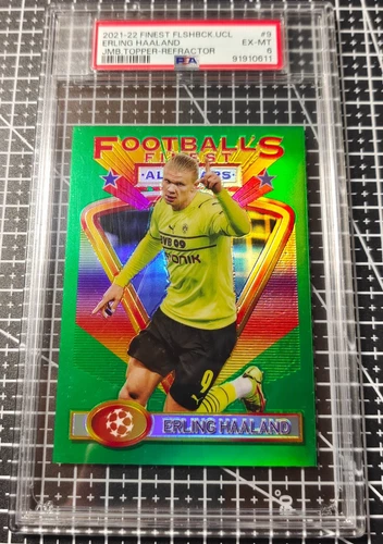 Erling Haaland 2021 Topps Finest Refractor