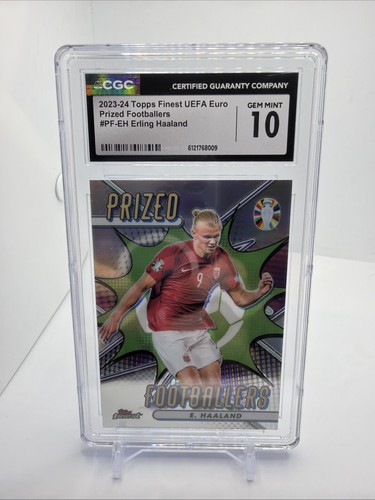 Erling Haaland 2023 Topps Finest Silver