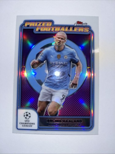 Erling Haaland 2025 Topps Finest Silver Refractor