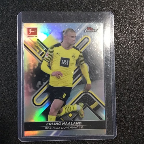 Erling Haaland 2021 Topps Finest Silver Refractor