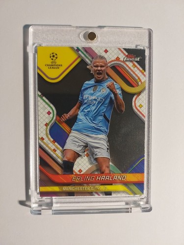 Erling Haaland 2025 Topps Finest UEFA