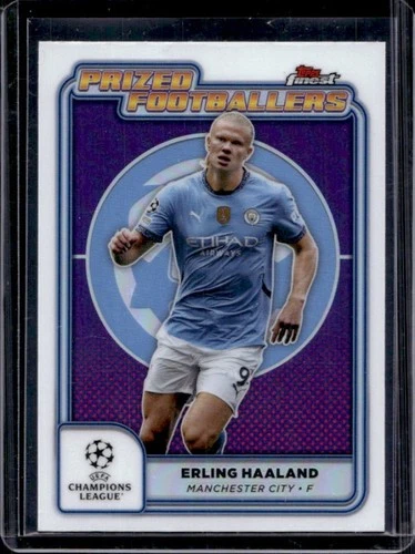 Erling Haaland 2024 Topps Finest UEFA