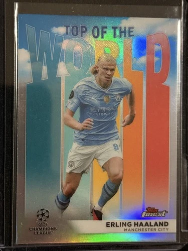 Erling Haaland 2024 Topps Finest UEFA Club Competitions