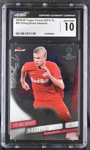 Erling Haaland 2019 Topps Finest UEFA UCL