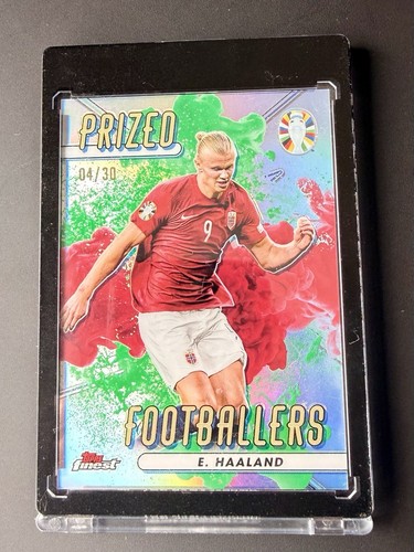 Erling Haaland 2024 Topps Finest Vert Rouge Fusion /30