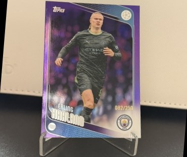 Erling Haaland 2025 Topps Flagship Purple /250