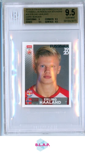 Erling Haaland 2019 Panini Football Stickers Dark Border