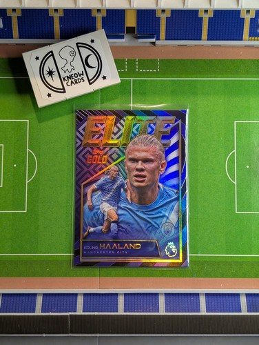 Erling Haaland 2025 Topps Gold Premier League Gold 24/99