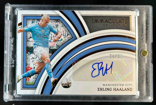 Erling Haaland 2022 Panini Immaculate /30