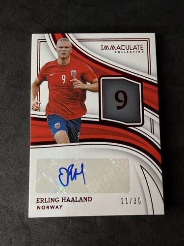 Erling Haaland 2023 Panini Immaculate /30