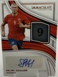 Erling Haaland 2023 Panini Immaculate /49