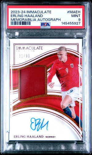 Erling Haaland 2023 Panini Immaculate /99