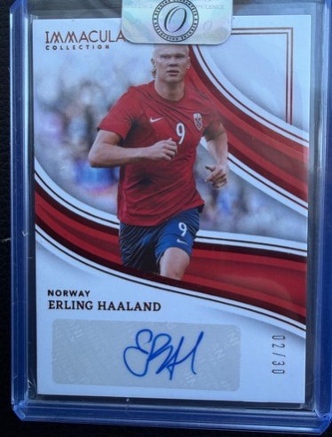 Erling Haaland 2023 Panini Immaculate Collection /30
