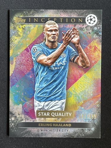 Erling Haaland 2024 Topps Inception Negra /199