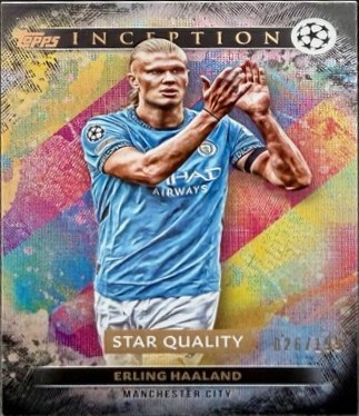 Erling Haaland 2024 Topps Inception UEFA /99