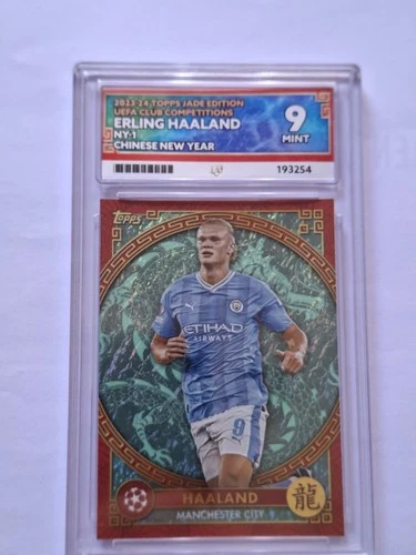 Erling Haaland 2023 Topps Jade Edition Jade