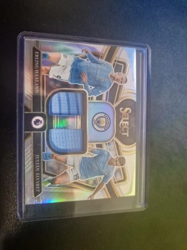 Erling Haaland & Julian Alvarez 2023 Panini Select