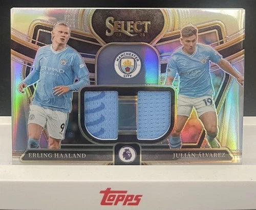 Erling Haaland, Julián Álvarez 2023 Panini Select