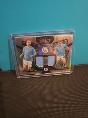 Erling Haaland & Julián Álvarez 2024 Panini Select