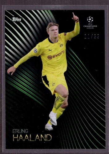 Erling Haaland 2020 Topps Knockout Green /99