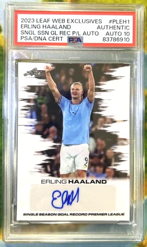 Erling Haaland 2023 Leaf Exclusive EPL /17