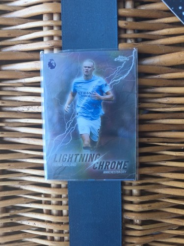 Erling Haaland 2025 Topps Lightning Chrome