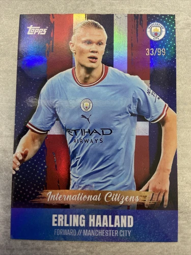 Erling Haaland 2023 Topps Manchester City Team Set /99