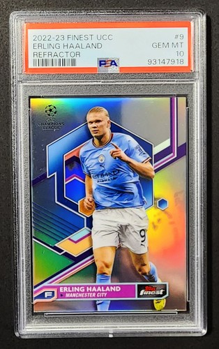 Erling Haaland 2022 Topps Mejor Refractor