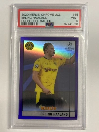 Erling Haaland 2020 Topps Merlin Chrome 116/299