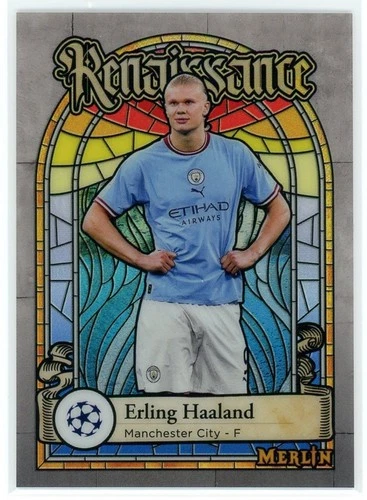 Erling Haaland 2023 Topps Merlin Chrome