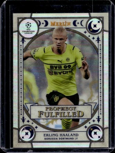 Erling Haaland 2021 Topps Merlin Chrome