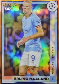Erling Haaland 2022 Topps Merlin Chrome /25