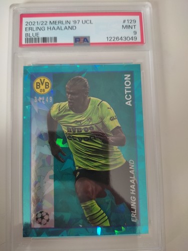 Erling Haaland 2021 Panini Merlin Chrome /49