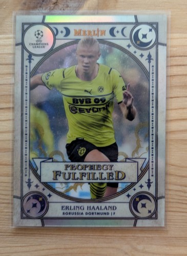 Erling Haaland 2021 Topps Merlin Chrome