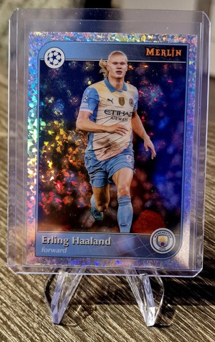 Erling Haaland 2025 Topps Merlin Chrome